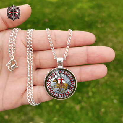 Collier Symbole Templier
