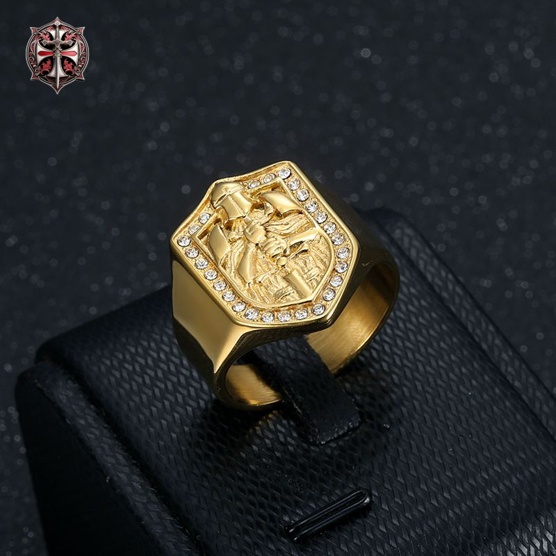 Bague Prière de Templier