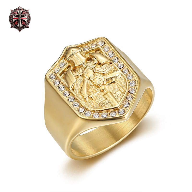 Bague Prière de Templier