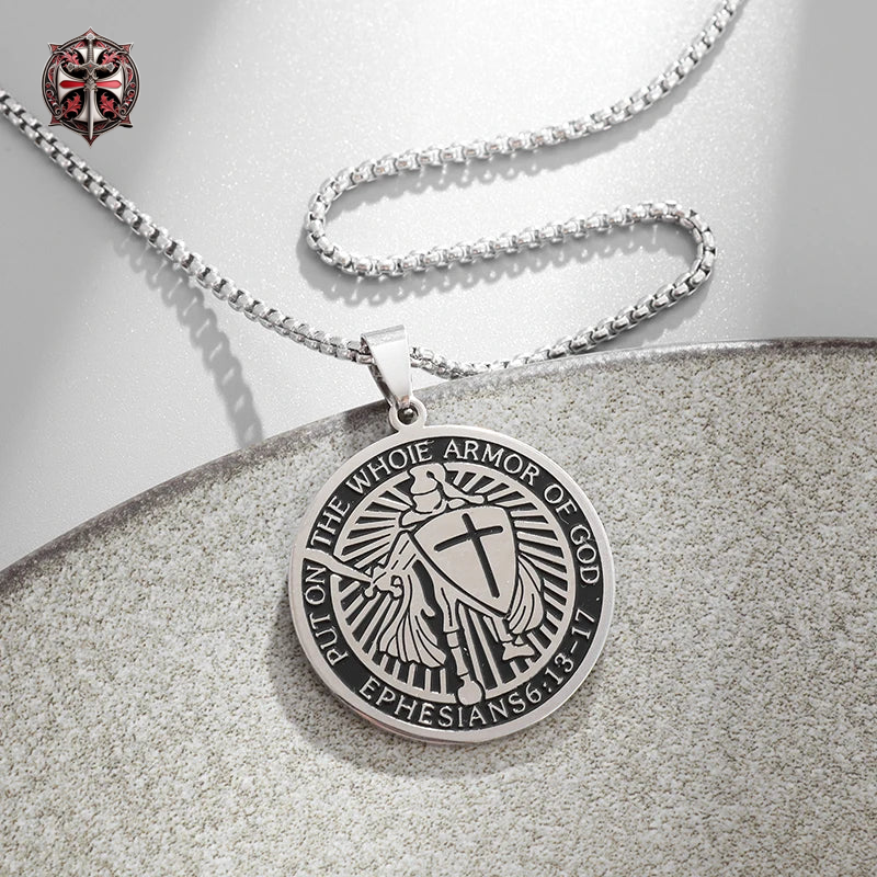 Collier Armure Templier