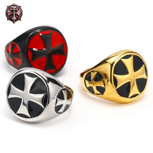 Bague Croix Pattée Chevalier Templier