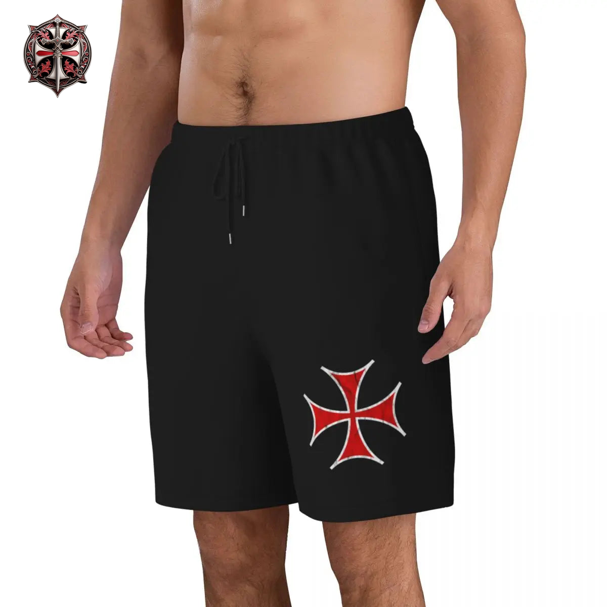 Short Croix Pattée Templier