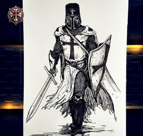 Tatouage Chevalier Templier
