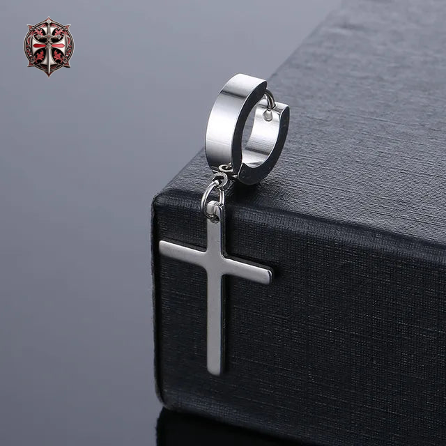 Boucles d'Oreilles Croix de la Foi