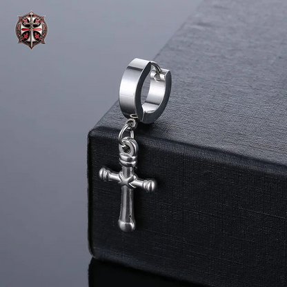 Boucles d'Oreilles Croix de la Foi