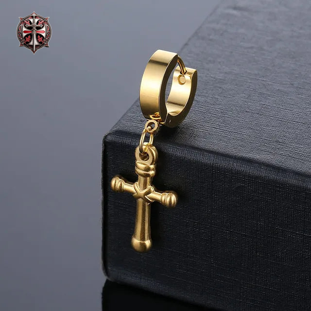 Boucles d'Oreilles Croix de la Foi