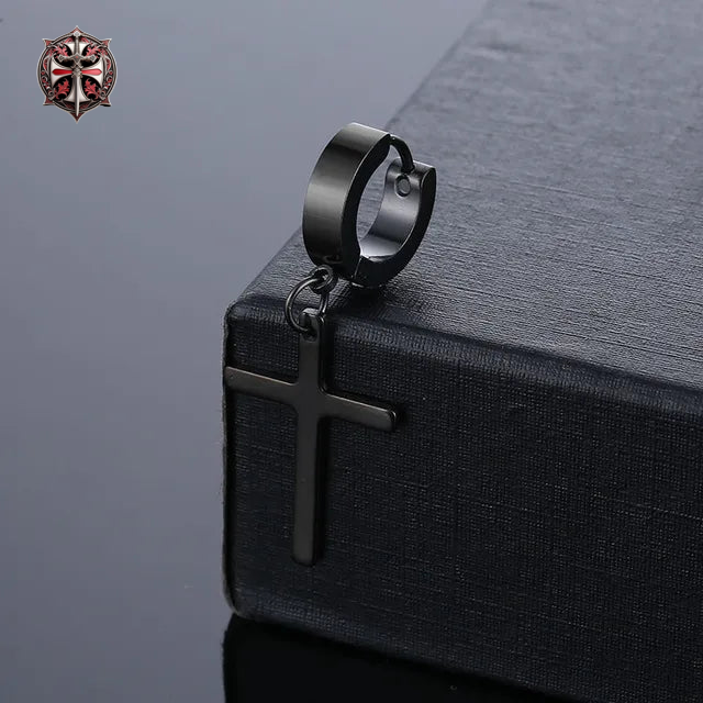 Boucles d'Oreilles Croix de la Foi