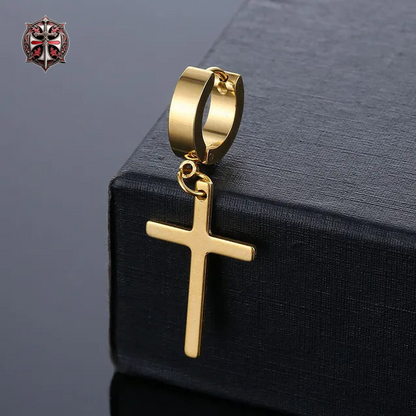 Boucles d'Oreilles Croix de la Foi