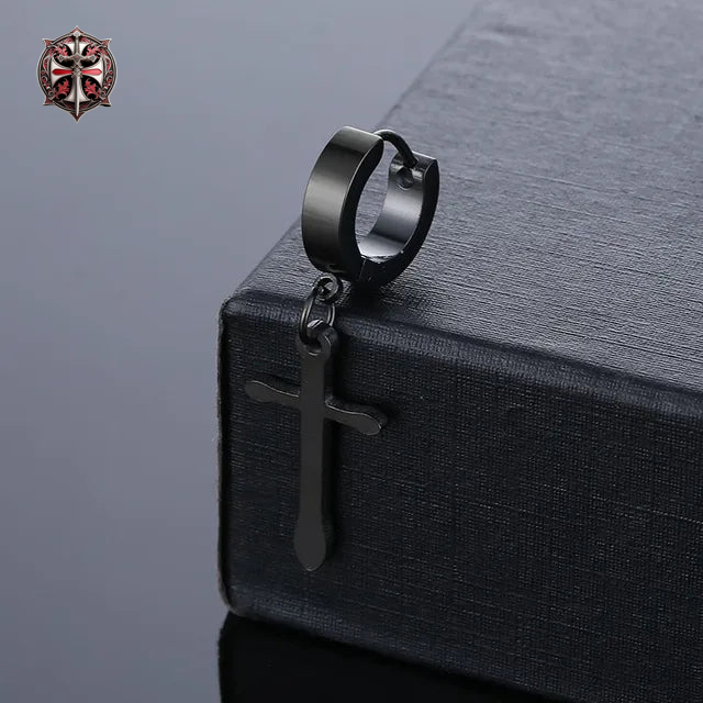 Boucles d'Oreilles Croix de la Foi