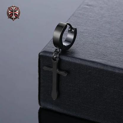 Boucles d'Oreilles Croix de la Foi