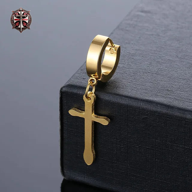 Boucles d'Oreilles Croix de la Foi