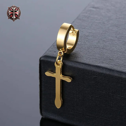 Boucles d'Oreilles Croix de la Foi