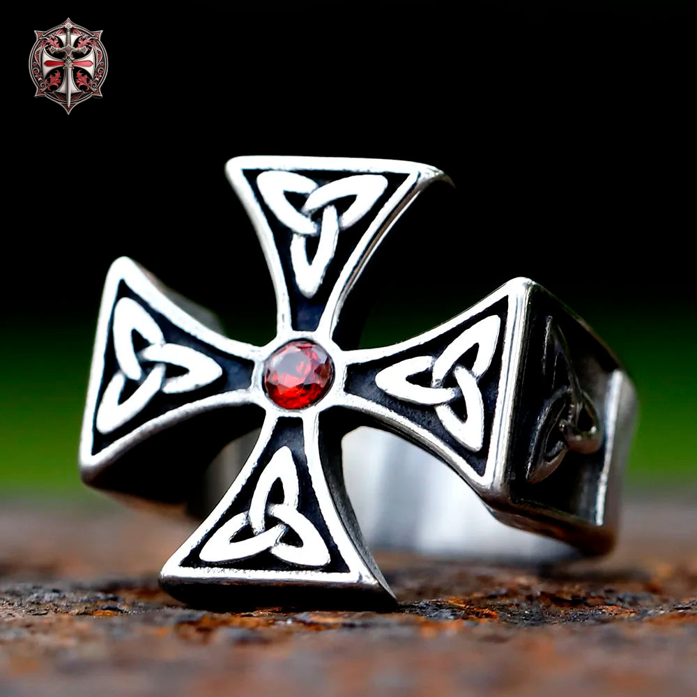 Bague Croix Viking