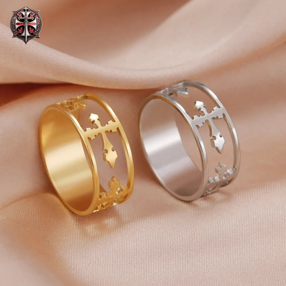 Bague Croix Médiévale Femme