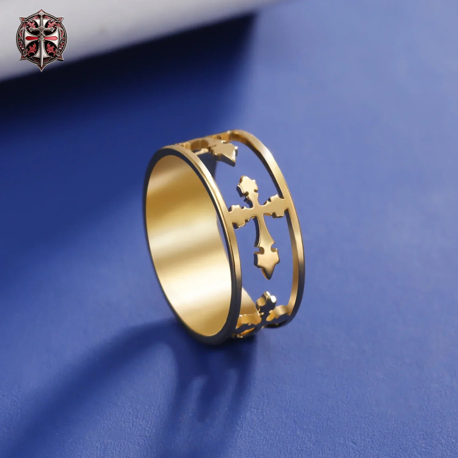 Bague Croix Médiévale Femme
