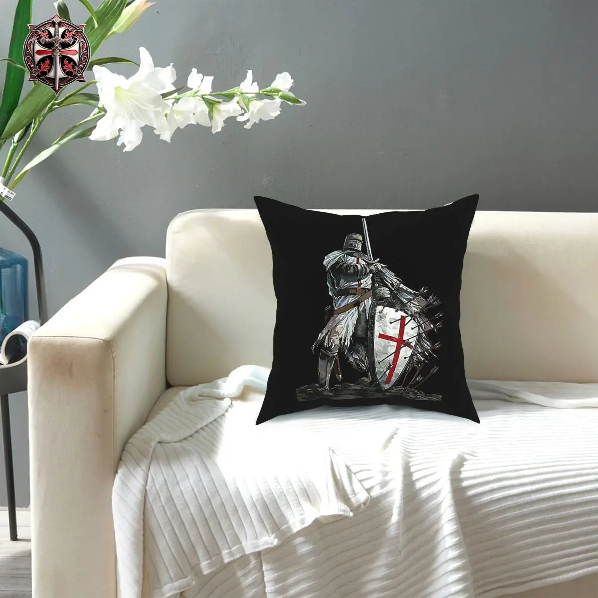 Taie d'oreiller Honneur Templier